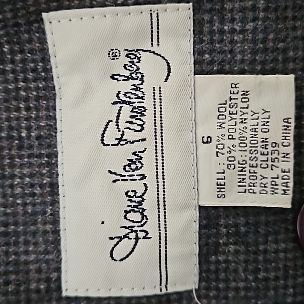 Diane VonFurstenberg double-breasted wool-blend blazer jacket size 6 - Picture 10 of 10